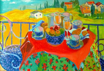 Terrasse toscane